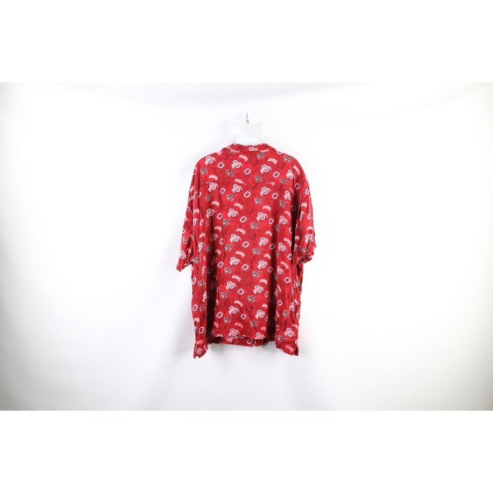 Vintage Mens Xl Faded All Over Print Ohio State U… - image 6